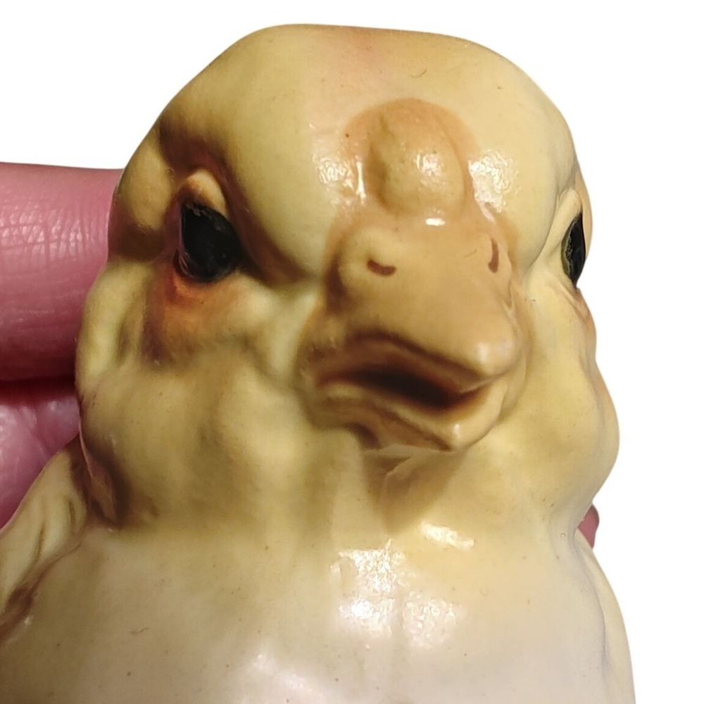 Lifelike Figurine Yellow Lefton Vintage Ceramic Baby Chick Japan MCM